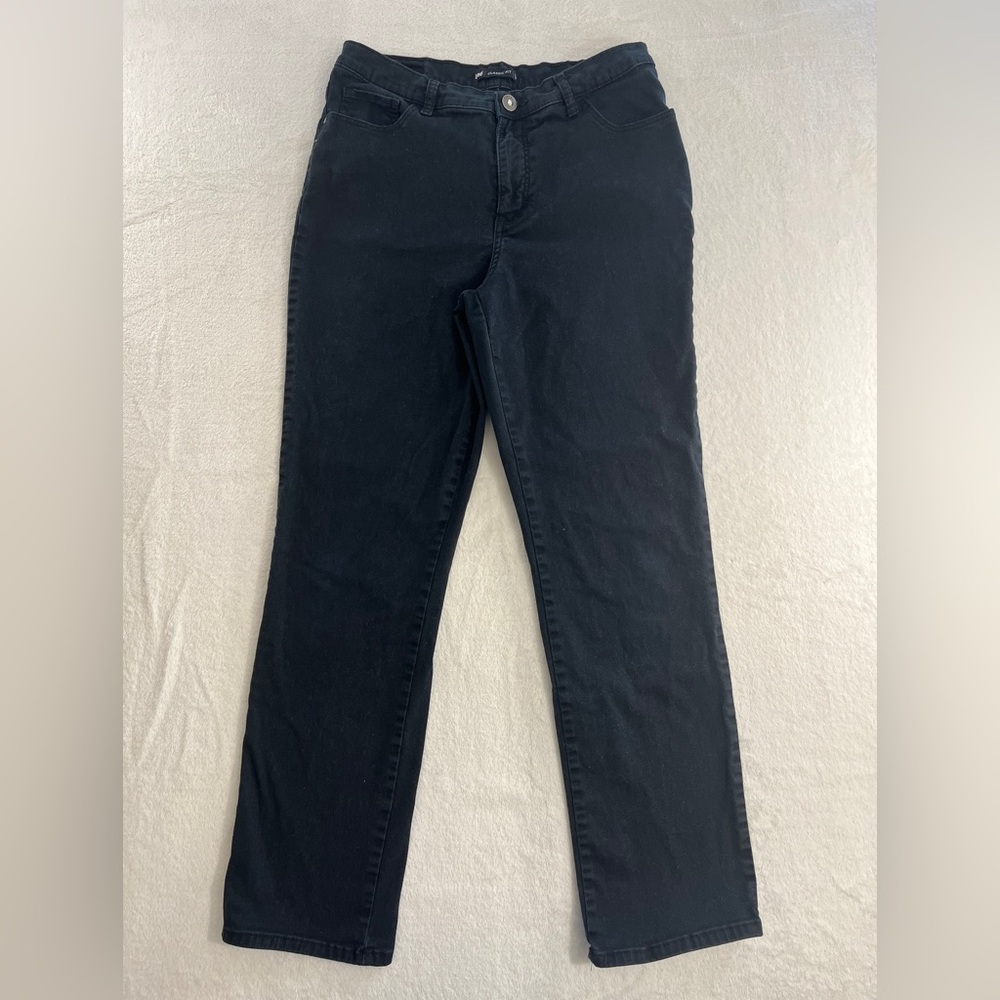 Lee Women's Straight Leg Black Jeans